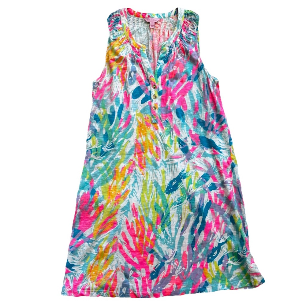 LILLY PULITZER ESSIE DRESS SIZE XS PRETTY PREPPY VACATION CASUAL - Picture 7 of 7